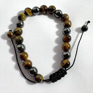 Pulsera Ojo de Tigre y Hematita
